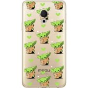 Прозрачный чехол Uprint Meizu M15 (15 Lite) Pattern Baby Yoda