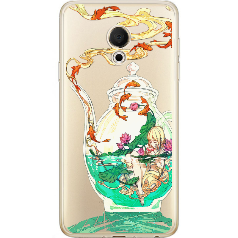 Прозрачный чехол Uprint Meizu M15 (15 Lite) Kettle