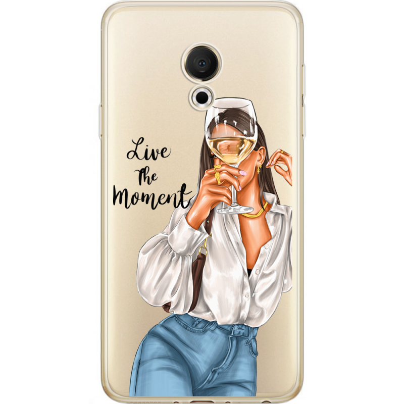 Прозрачный чехол Uprint Meizu M15 (15 Lite) Live The Moment