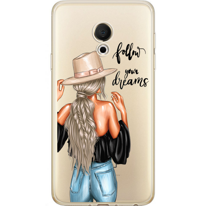 Прозрачный чехол Uprint Meizu M15 (15 Lite) Follow Your Dreams