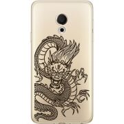 Прозрачный чехол Uprint Meizu M15 (15 Lite) Chinese Dragon