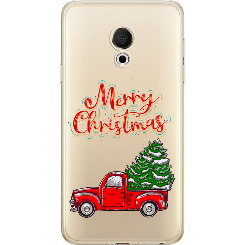 Прозрачный чехол Uprint Meizu M15 (15 Lite) Holiday Car