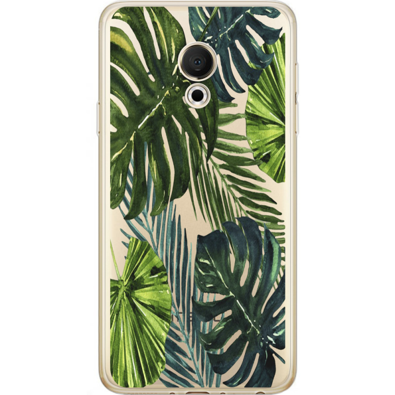 Прозрачный чехол Uprint Meizu M15 (15 Lite) Palm Tree