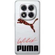 Прозорий чохол BoxFace Poco X7 Wild Cat