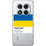 Прозорий чохол BoxFace Poco X7 Pantone вільний синій