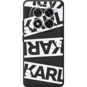 Чорний чохол BoxFace Poco X7 White Karl