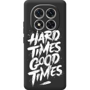 Чорний чохол BoxFace Poco X7 Hard Times Good Times