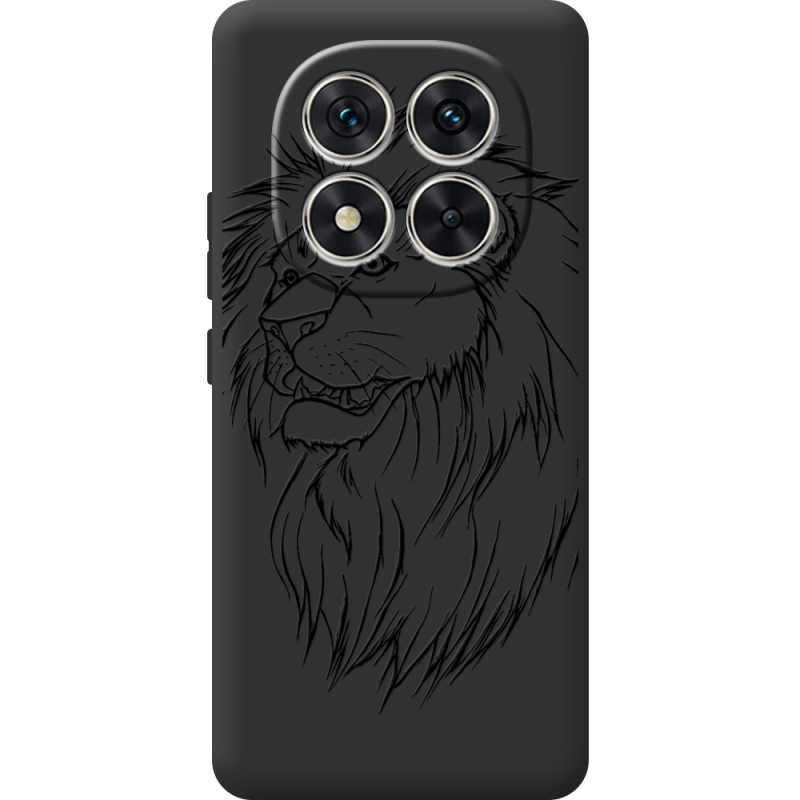 Чорний чохол BoxFace Poco X7 Lion