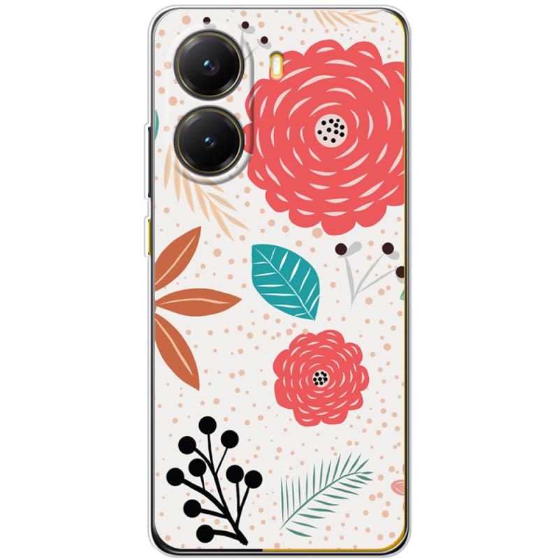 Чохол BoxFace Poco X7 Pro Line Flowers