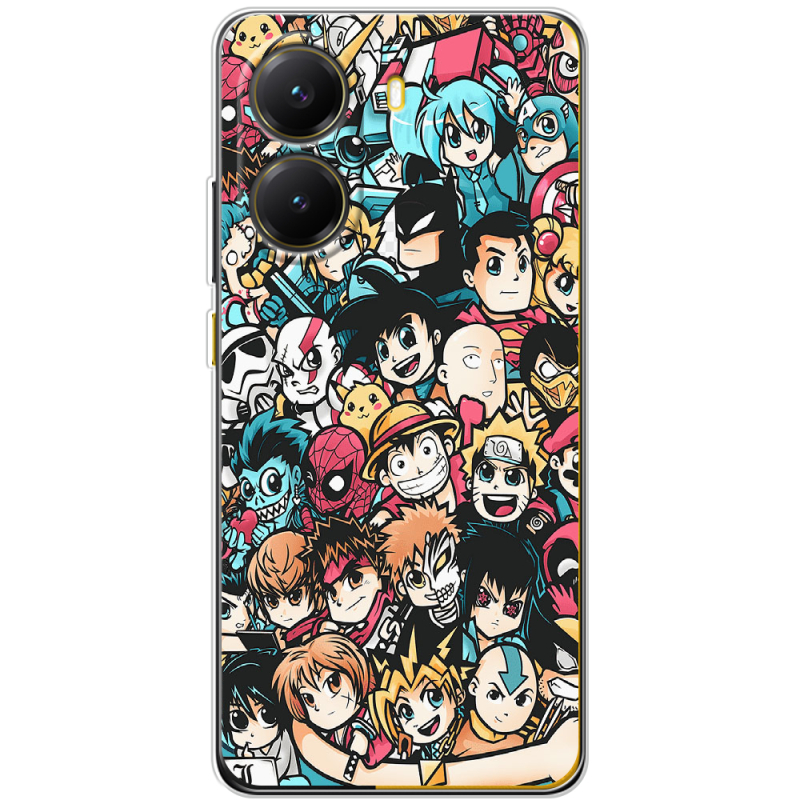 Чохол BoxFace Poco X7 Pro Anime Stickers