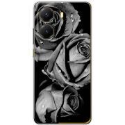 Чохол BoxFace Poco X7 Pro Black and White Roses