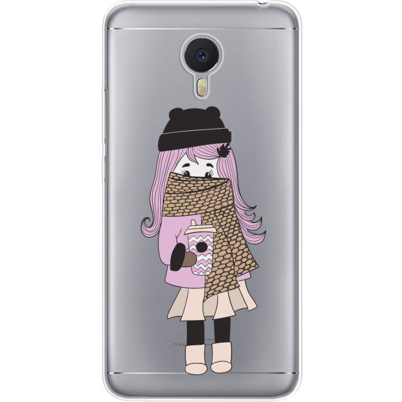 Прозрачный чехол Uprint Meizu M3 Note Winter Morning Girl