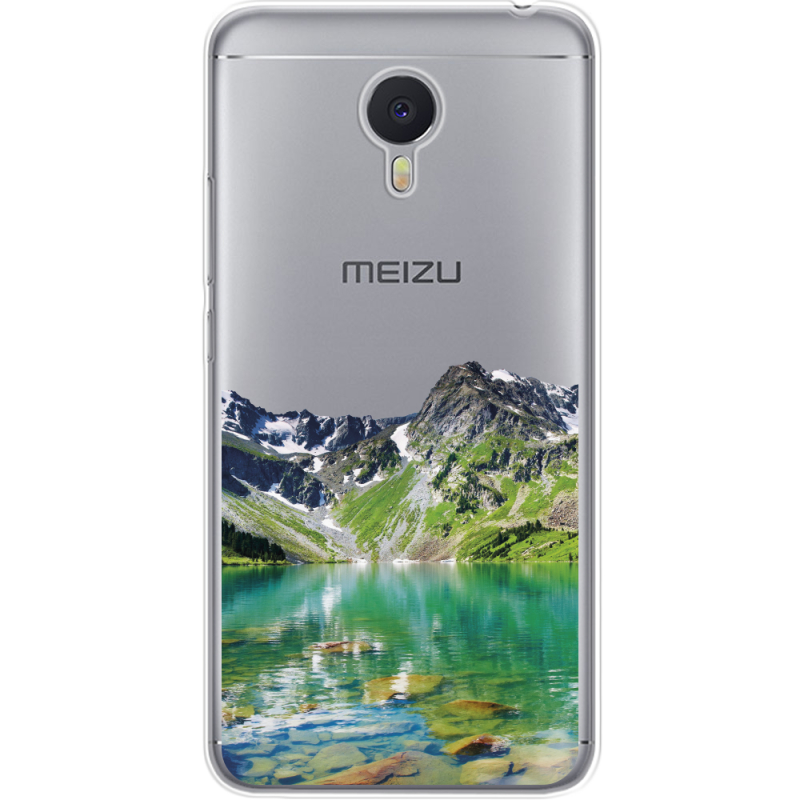 Прозрачный чехол Uprint Meizu M3 Note Green Mountain