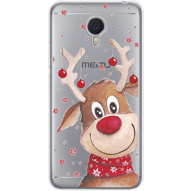 Прозрачный чехол Uprint Meizu M3 Note Winter Deer