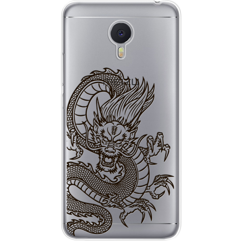 Прозрачный чехол Uprint Meizu M3 Note Chinese Dragon