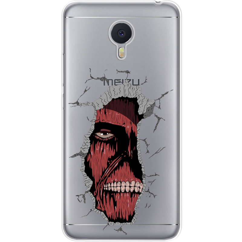 Прозрачный чехол Uprint Meizu M3 Note Нападение Титана