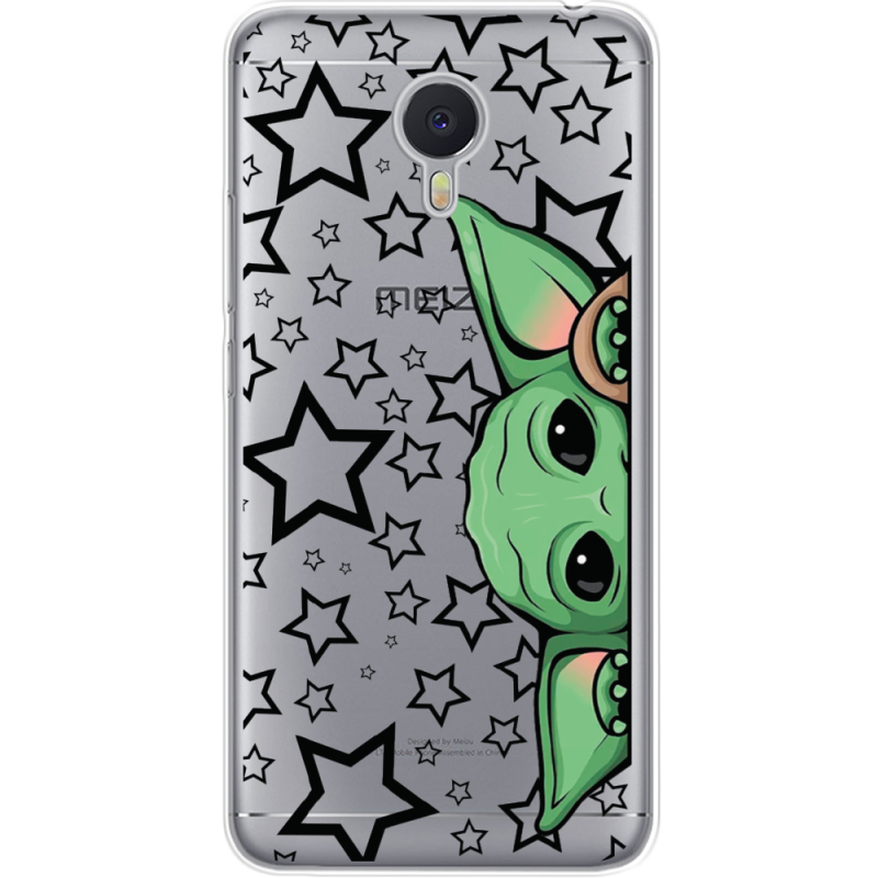 Прозрачный чехол Uprint Meizu M3 Note Baby Yoda