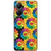 Прозорий чохол BoxFace Poco X7 Pro Hippie Flowers