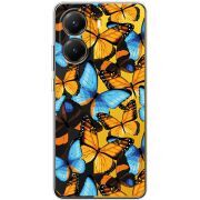 Прозорий чохол BoxFace Poco X7 Pro Butterfly Morpho