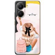 Прозорий чохол BoxFace Poco X7 Pro Travel Girl