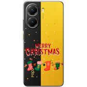 Прозорий чохол BoxFace Poco X7 Pro Merry Christmas