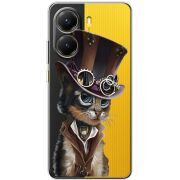 Прозорий чохол BoxFace Poco X7 Pro Steampunk Cat