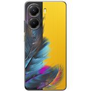 Прозорий чохол BoxFace Poco X7 Pro Feathers