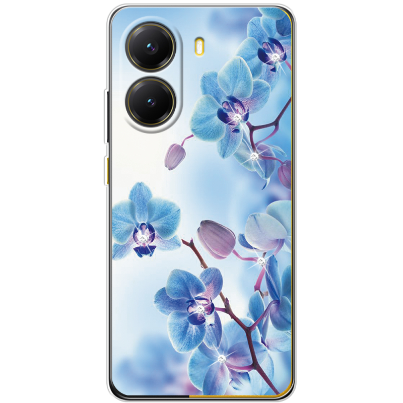 Чохол зі стразами Poco X7 Pro Orchids