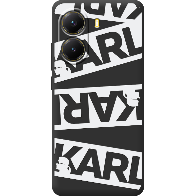 Чорний чохол BoxFace Poco X7 Pro White Karl