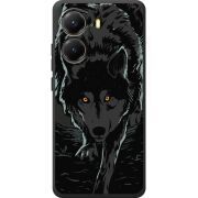 Чорний чохол BoxFace Poco X7 Pro Wolf