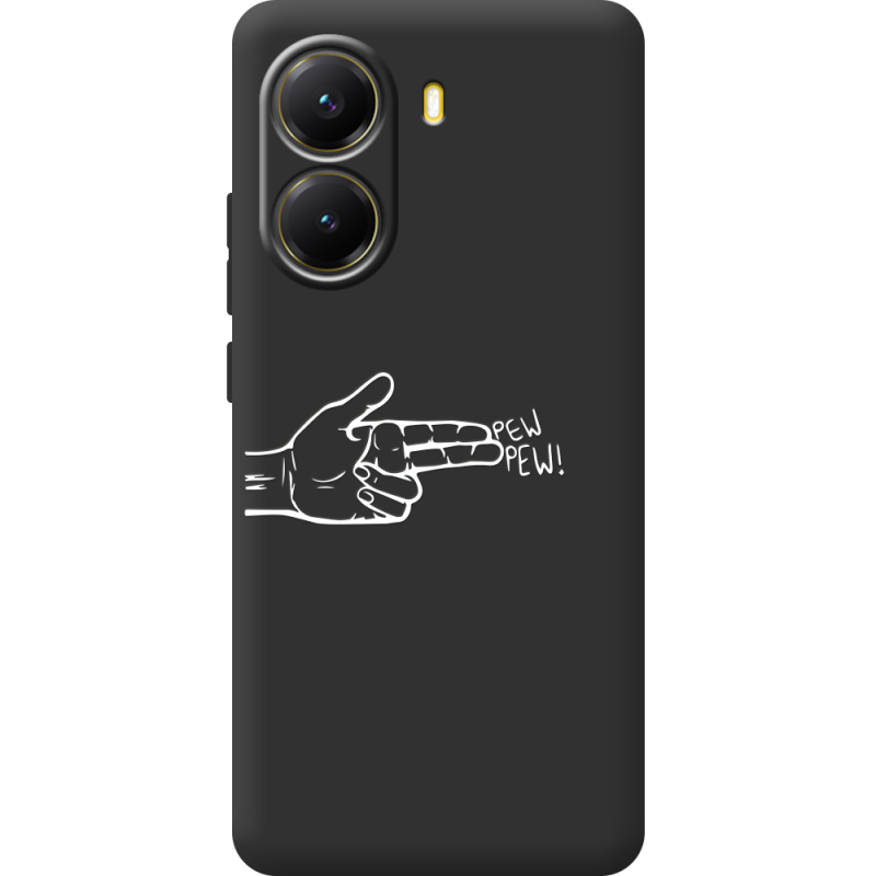 Чорний чохол BoxFace Poco X7 Pro Pew Pew