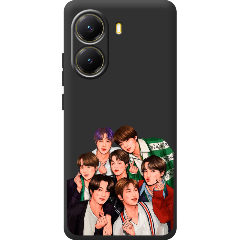 Чорний чохол BoxFace Poco X7 Pro BTS