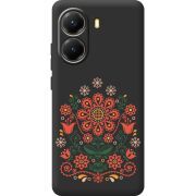 Чорний чохол BoxFace Poco X7 Pro Ukrainian Ornament