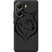 Чорний чохол BoxFace Poco X7 Pro Wolf