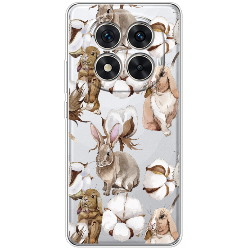 Прозорий чохол BoxFace Xiaomi Redmi Note 14 Pro Plus 5G Cotton and Rabbits