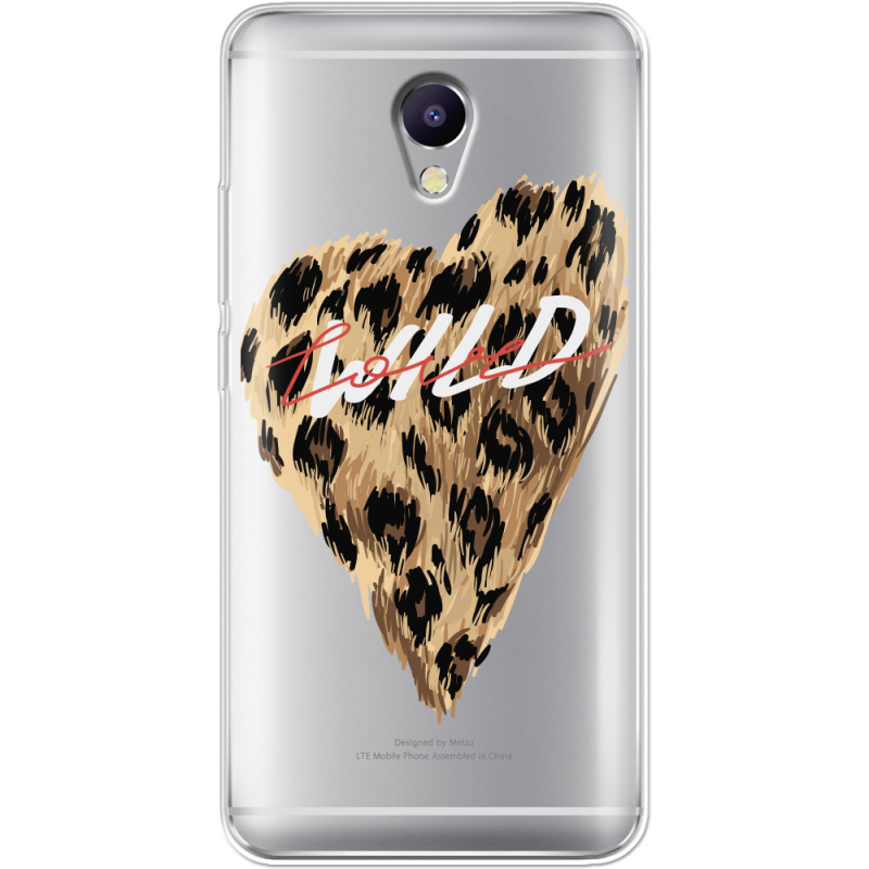 Прозрачный чехол Uprint Meizu M5 Note Wild Love