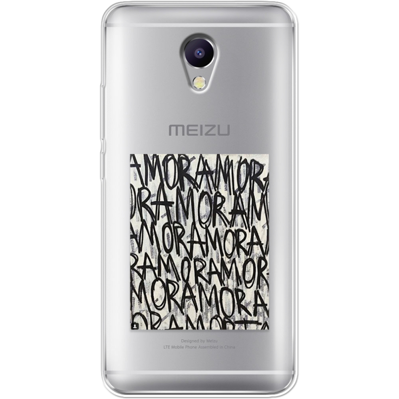 Прозрачный чехол Uprint Meizu M5 Note Amor Amor