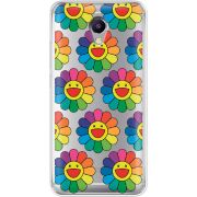 Прозрачный чехол Uprint Meizu M5 Note Hippie Flowers