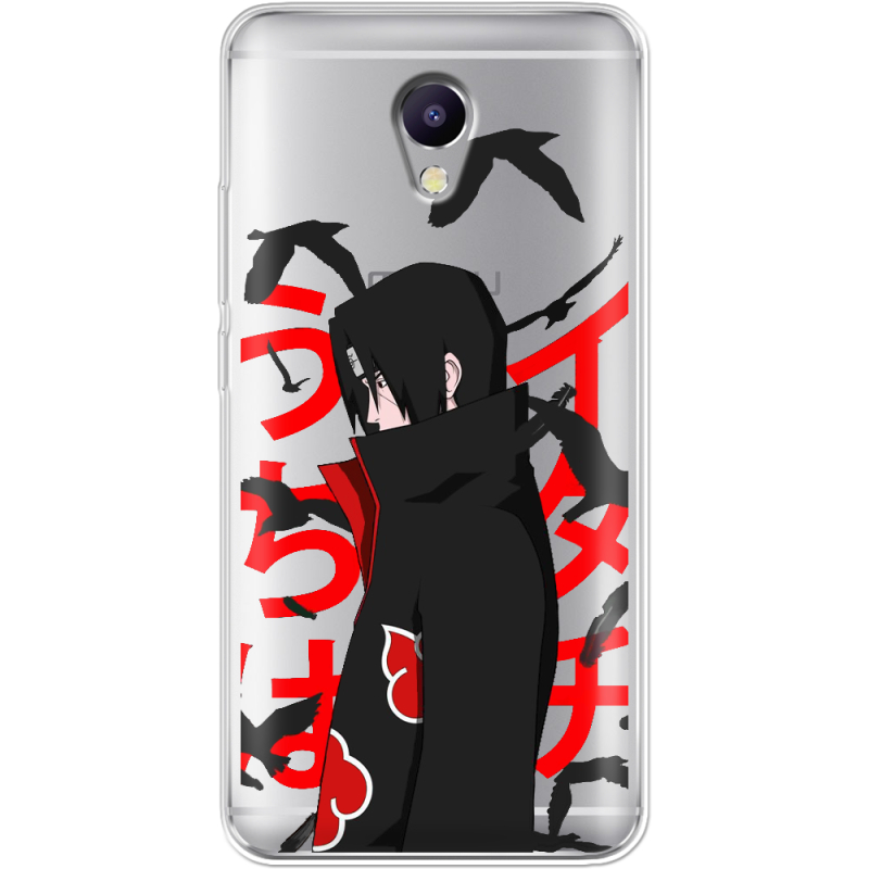 Прозрачный чехол Uprint Meizu M5 Note Учиха Итачи