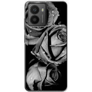 Чохол BoxFace HMD Fusion Black and White Roses