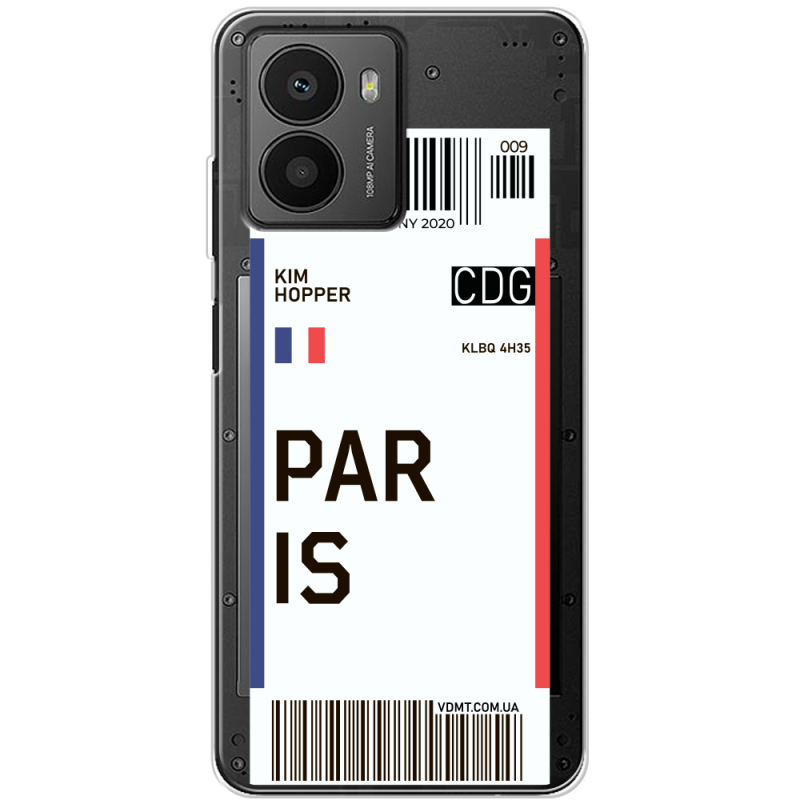 Прозорий чохол BoxFace HMD Fusion Ticket Paris