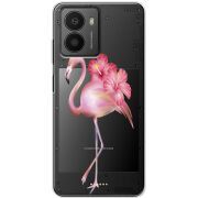 Прозорий чохол BoxFace HMD Fusion Floral Flamingo