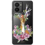 Чохол зі стразами HMD Fusion Deer with flowers