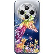 Чохол зі стразами Xiaomi Redmi A4 Colorful Giraffe