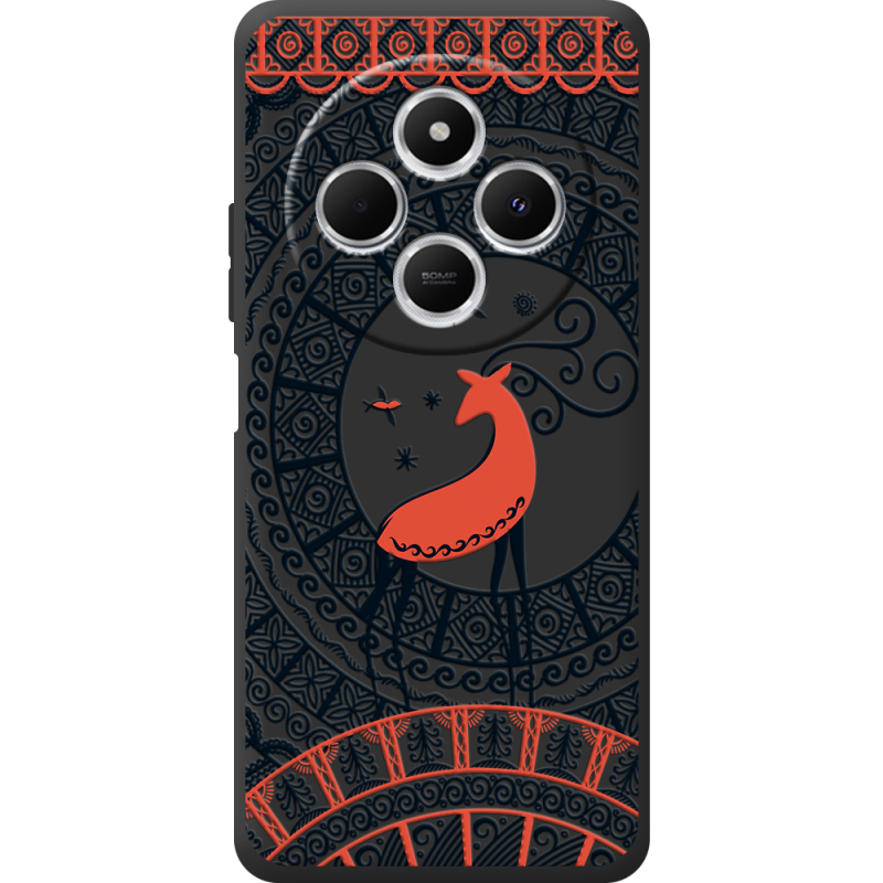Чорний чохол BoxFace Xiaomi Redmi A4 Ornament