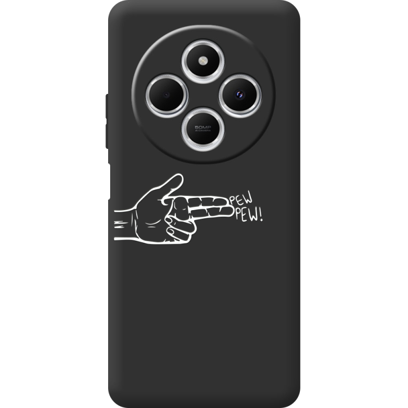 Чорний чохол BoxFace Xiaomi Redmi A4 Pew Pew