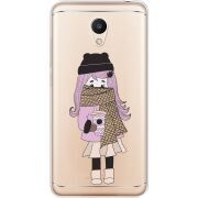 Прозрачный чехол Uprint Meizu M6 Winter Morning Girl