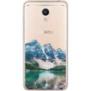 Прозрачный чехол Uprint Meizu M6 Blue Mountain