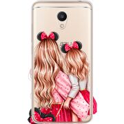 Прозрачный чехол Uprint Meizu M6 Mouse Girls