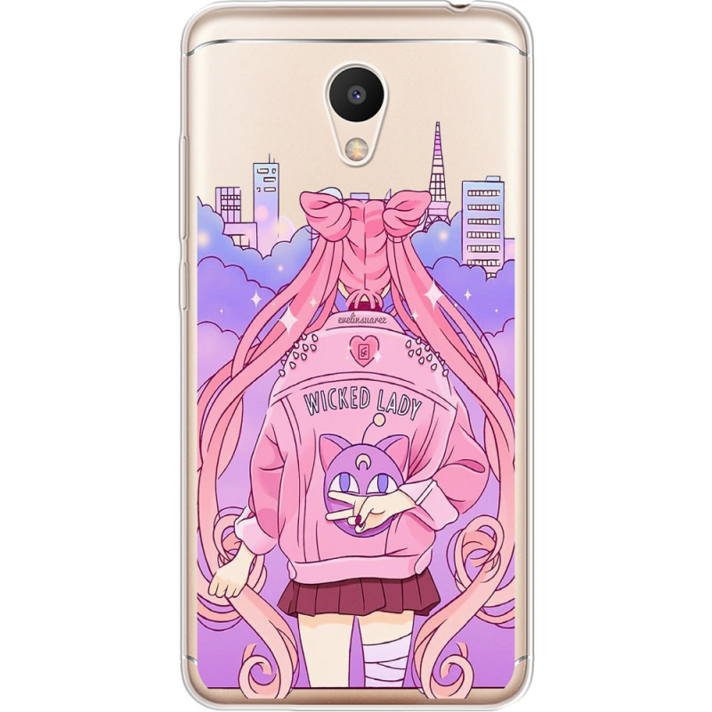Прозрачный чехол Uprint Meizu M6 Wiked Lady
